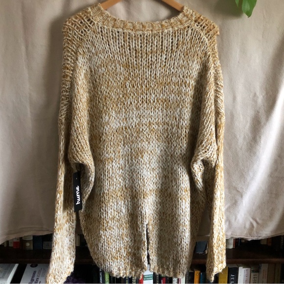Mustard tweed knit sweater - Picture 4 of 6